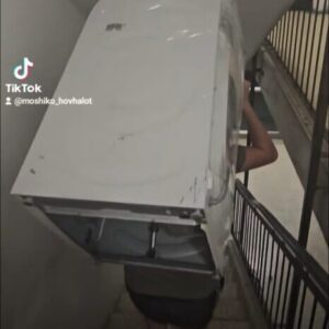הובלת מכונת כביסה